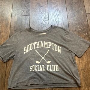 Abercrombie & Fitch Gray Southampton Social Club T-Shirt